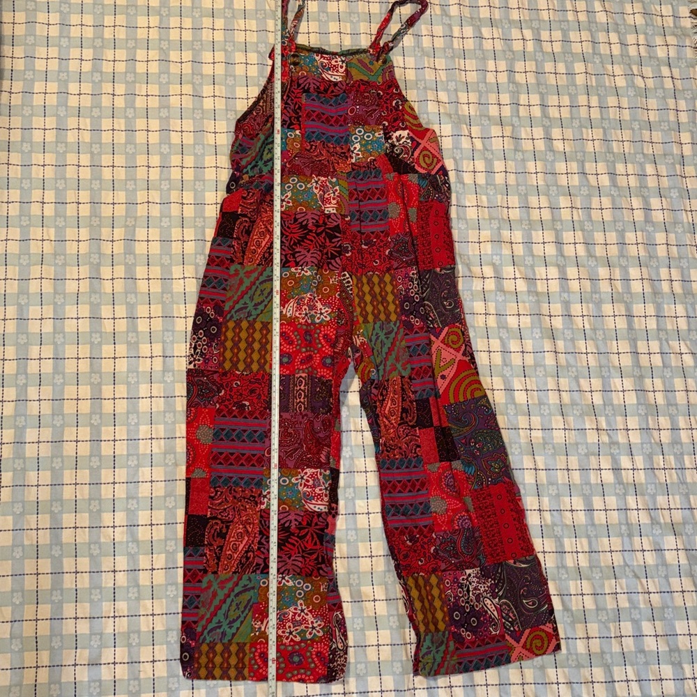 Patchwork Multicolor Jumpsuit - image 3